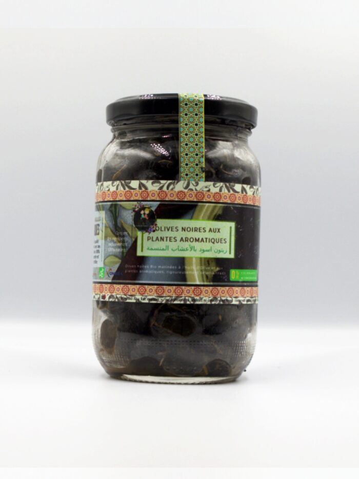 olives-noires-aux-plantes-produits-du-terroir-maroc